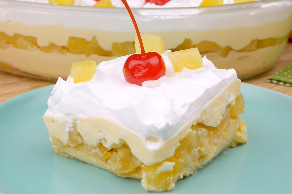 Pavê de Abacaxi Gelado