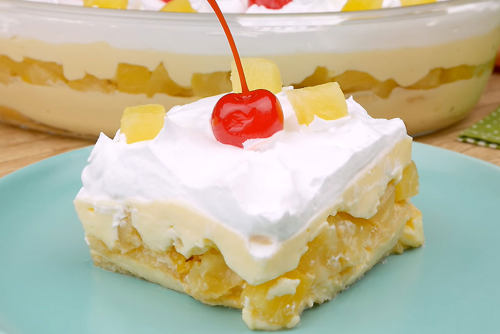 Pavê de Abacaxi Gelado