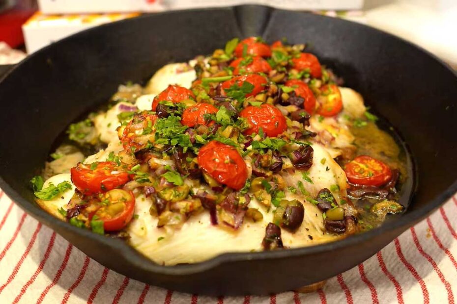 Peixe Assado Mediterrâneo