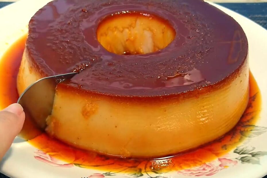 Pudim de Pão Simples com 4 Ingredientes