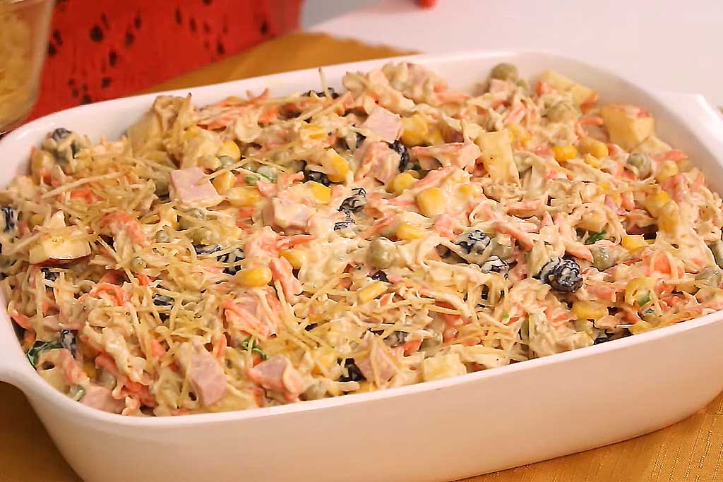 Salpicão Cremoso para o Verão