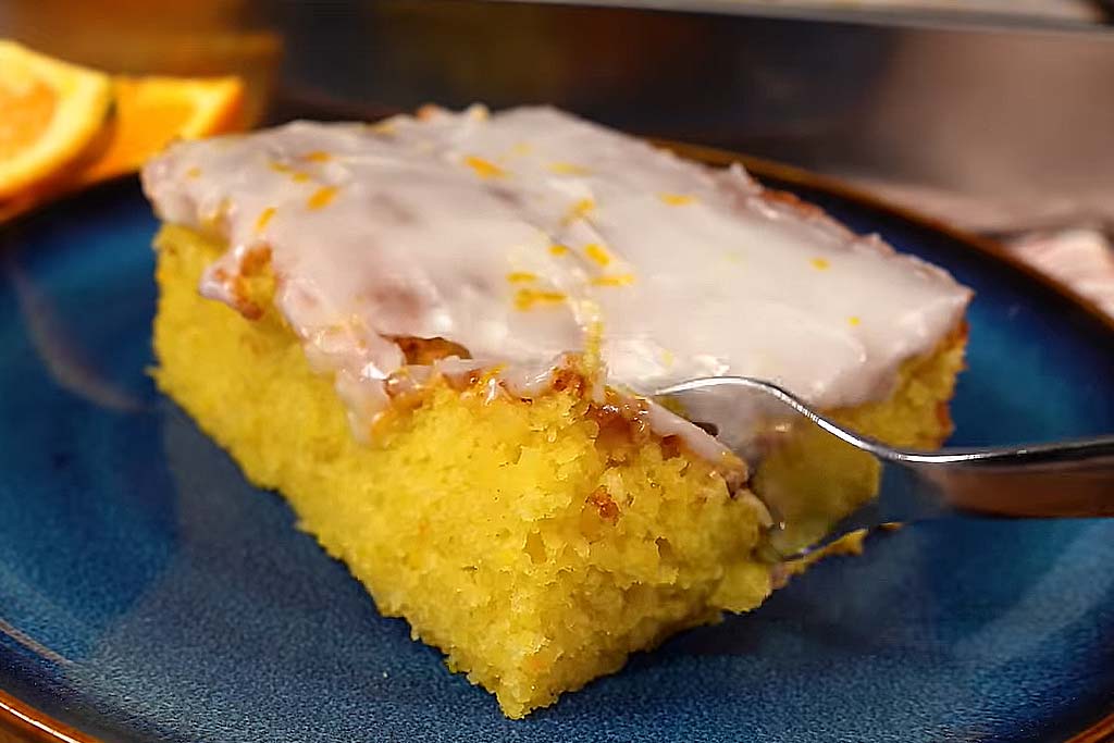 Bolo de Laranja Fofinho com Casquinha