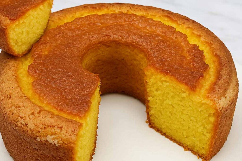 Bolo de Laranja Fofinho com Vinagre