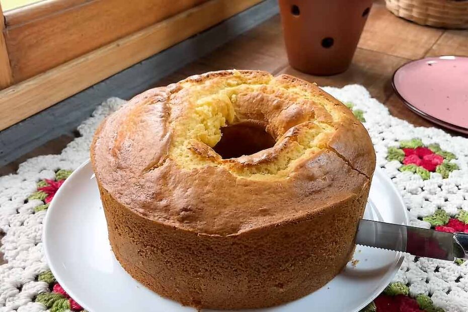 Bolo de Maizena de Liquidificador