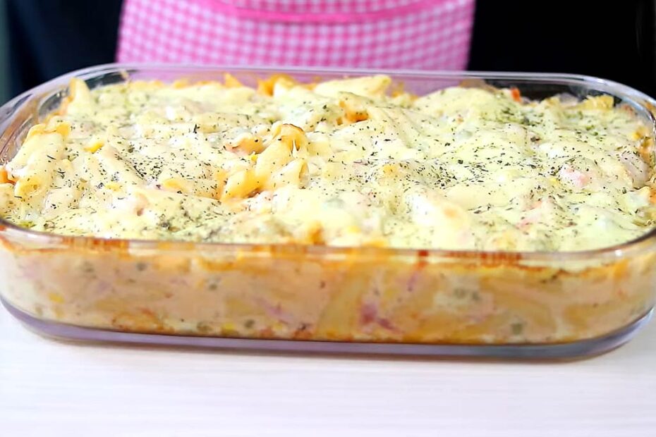 Macarrão Cremoso de Forno com Queijo