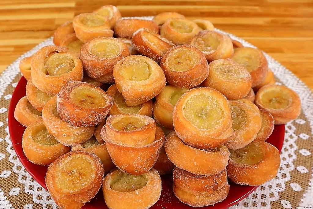 Medalhão de Banana Frito