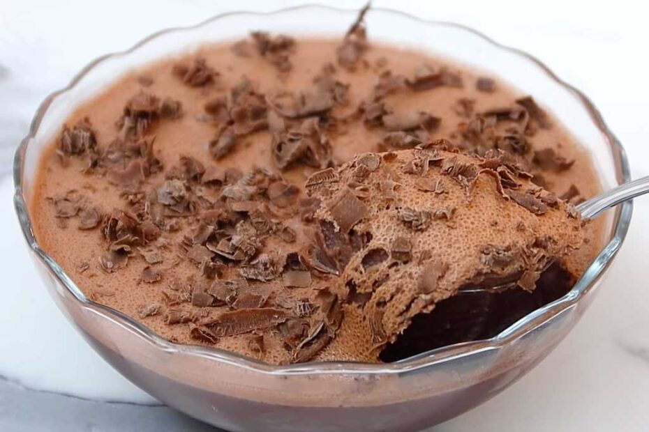 Mousse de Chocolate com Nescau
