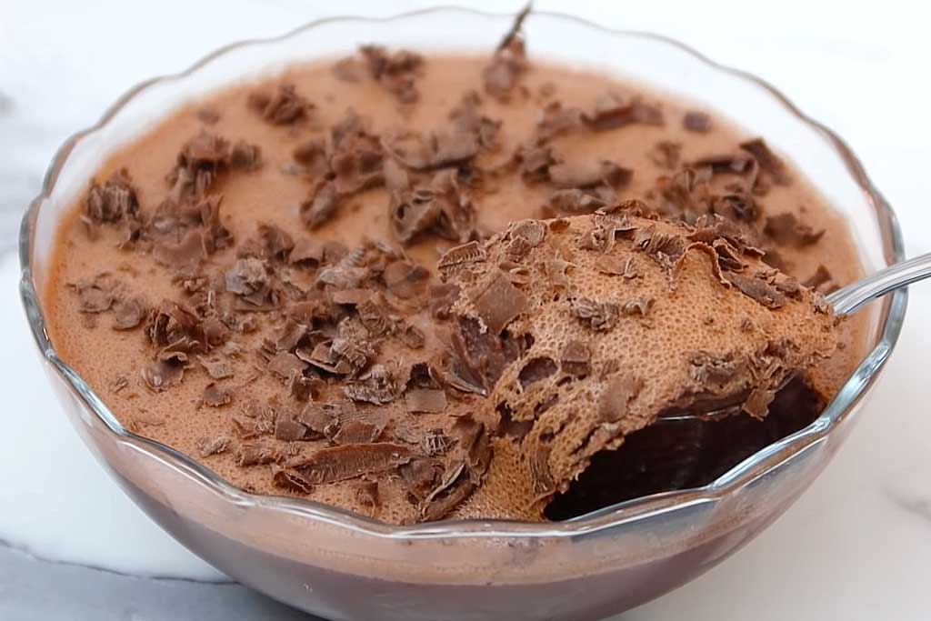 Mousse de Chocolate com Nescau