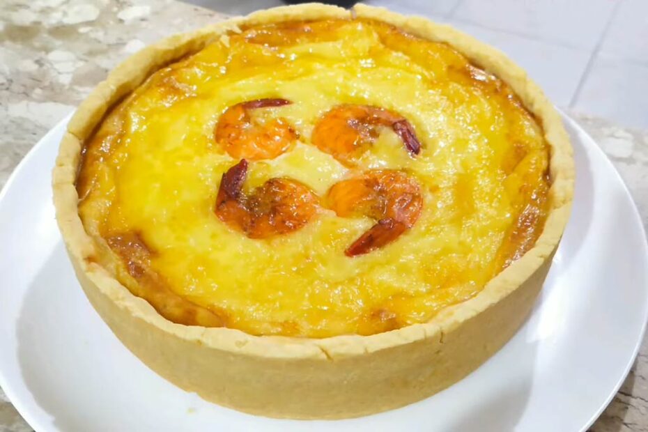 Quiche de Camarão Cremoso