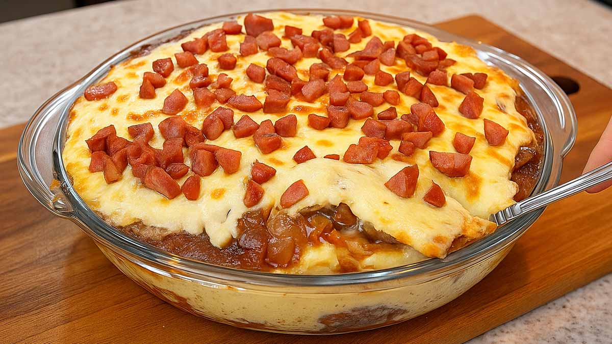 Batata de Forno com Cebola Caramelizada