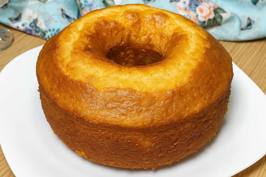 Bolo Amanteigado de Liquidificador