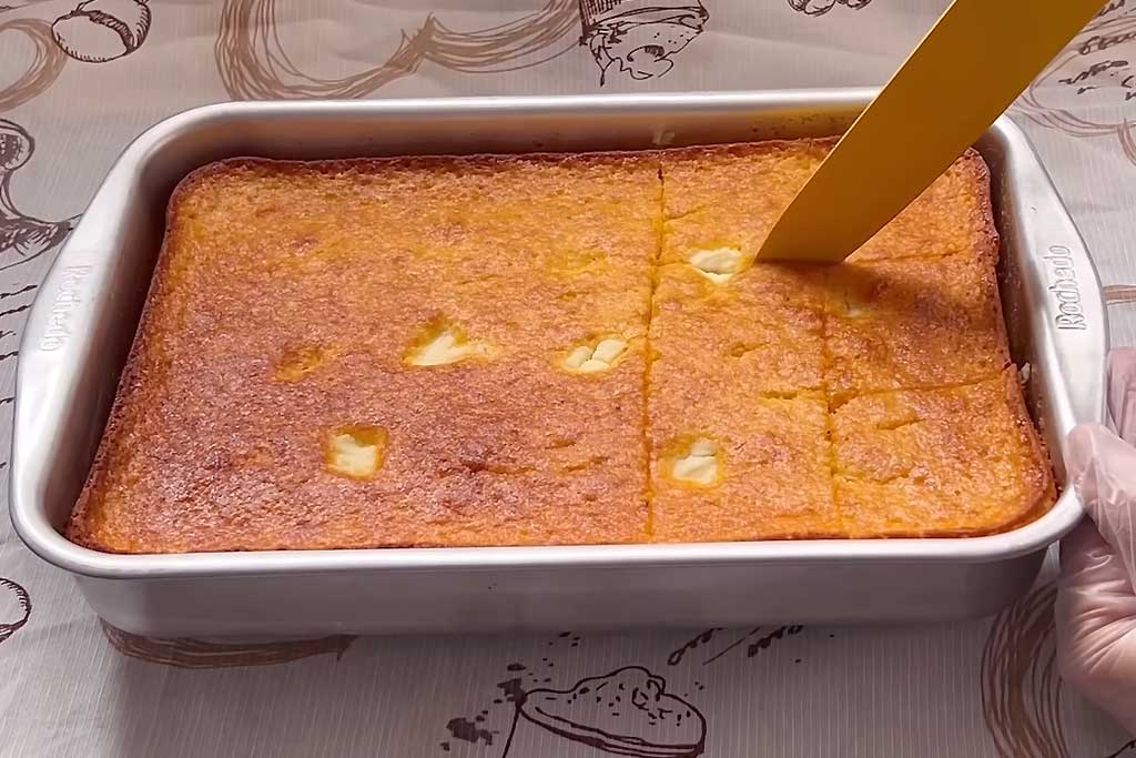 Bolo Pamonha de Liquidificador