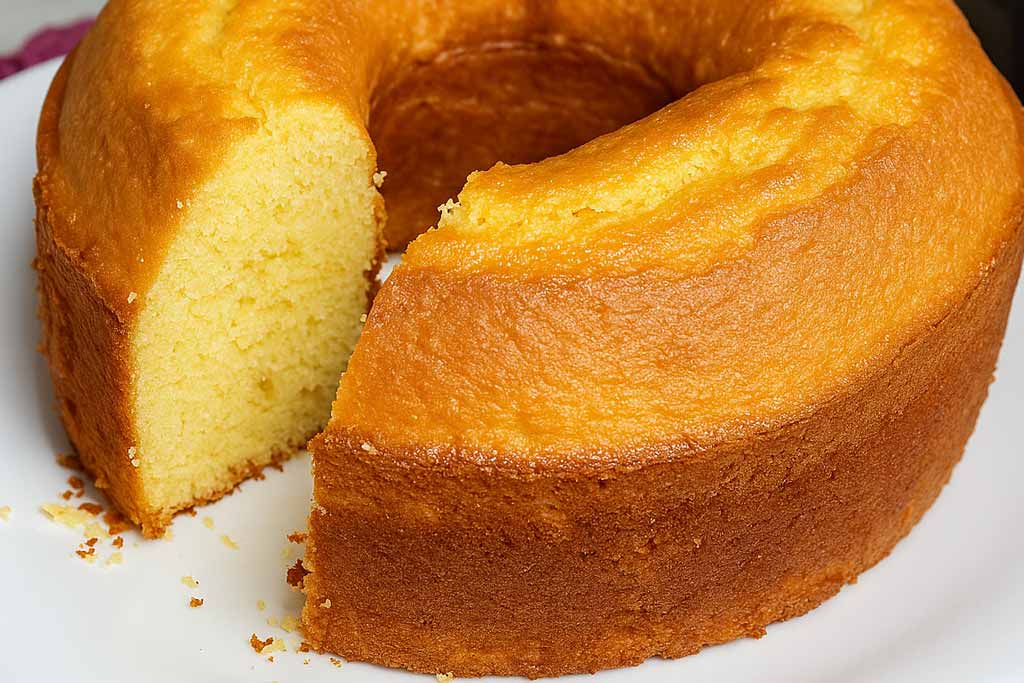 Bolo de Laranja com 4 Copos