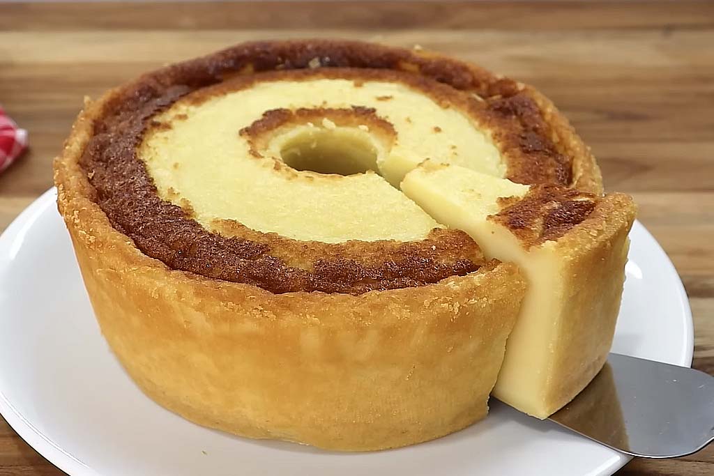 Bolo de Leite Cremoso no Liquidificador