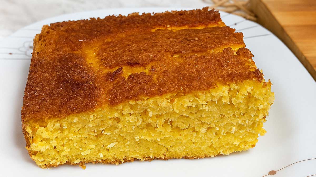 Bolo de Milho de Latinha Cremoso