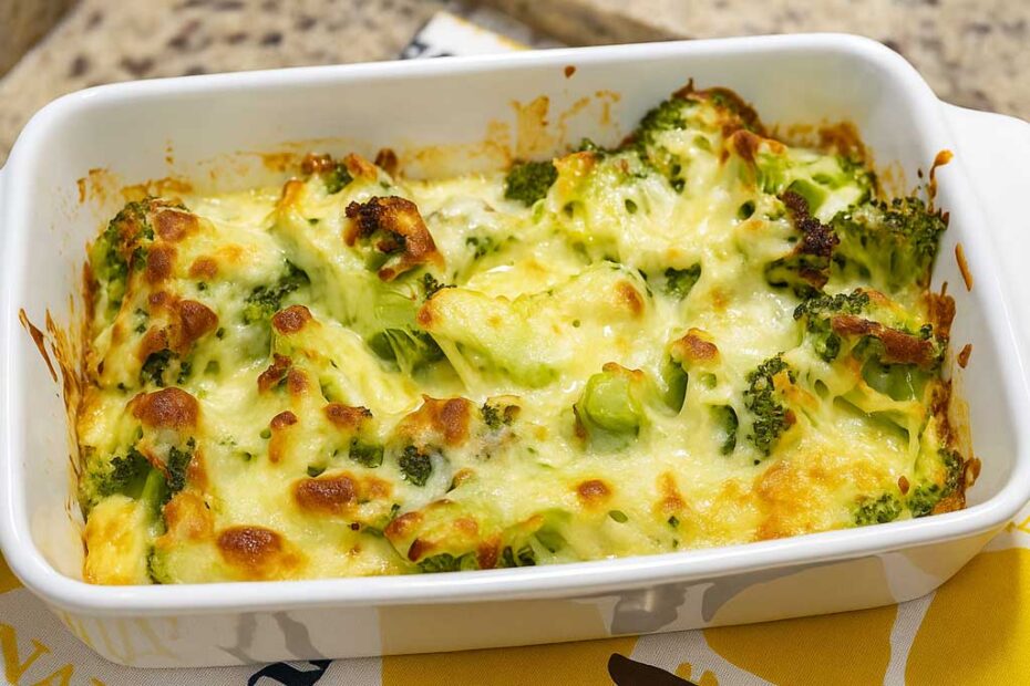 Brócolis Cremoso Gratinado