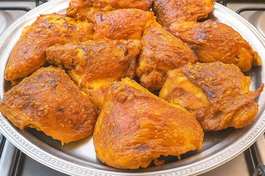 Frango Assado na Maionese Crocante