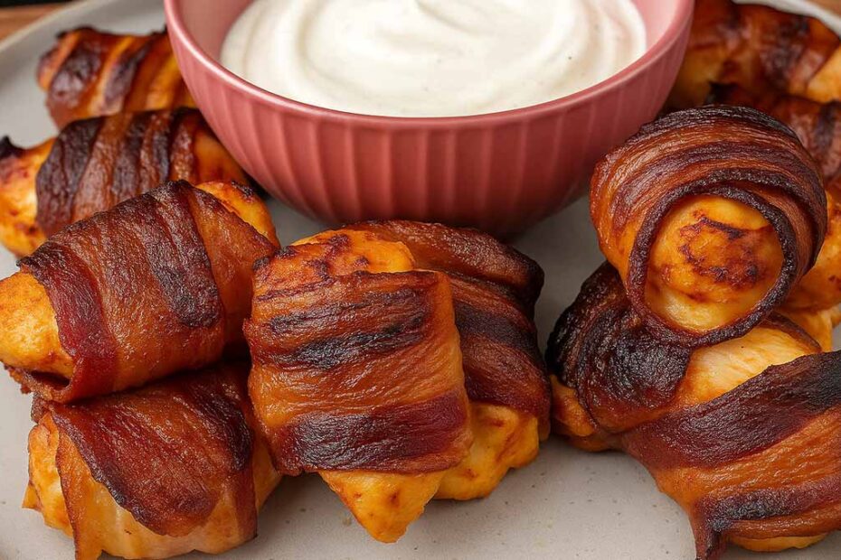 Medalhão de Frango com Bacon Assado