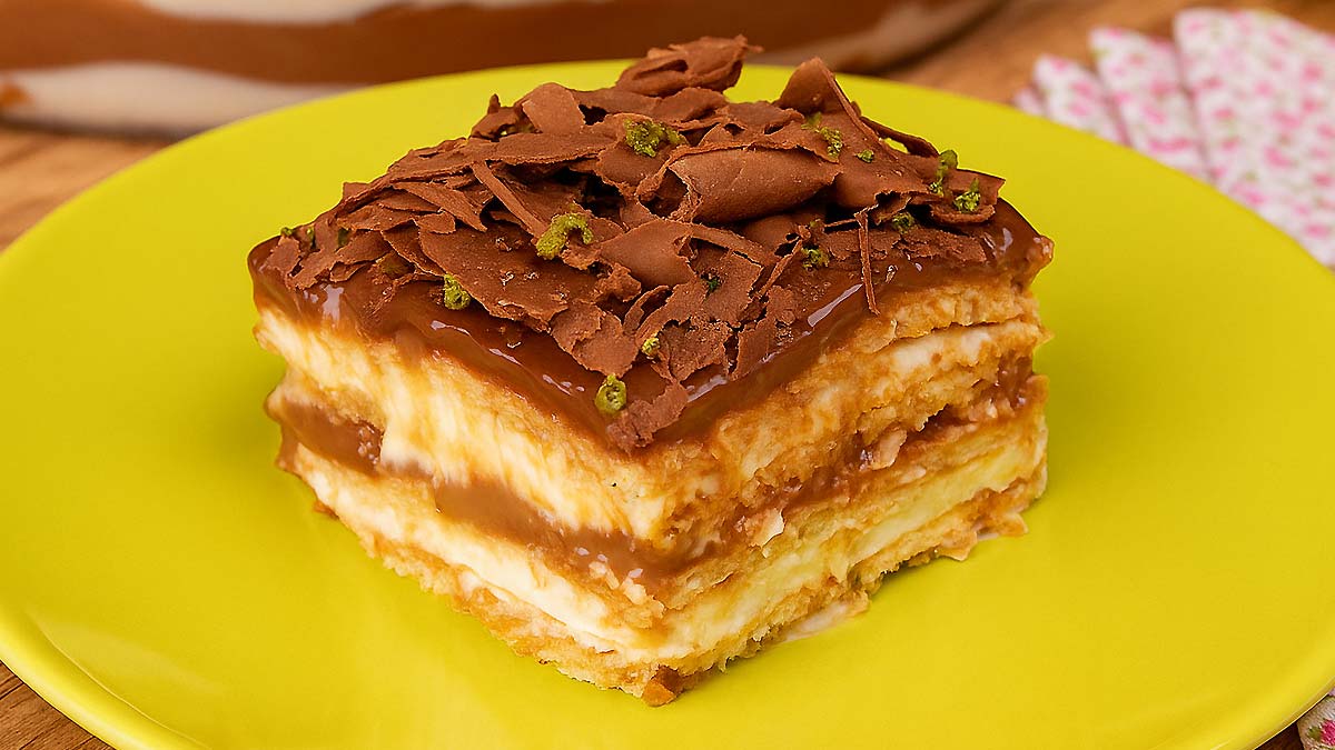 Pavê de Limão com Chocolate Irresistível