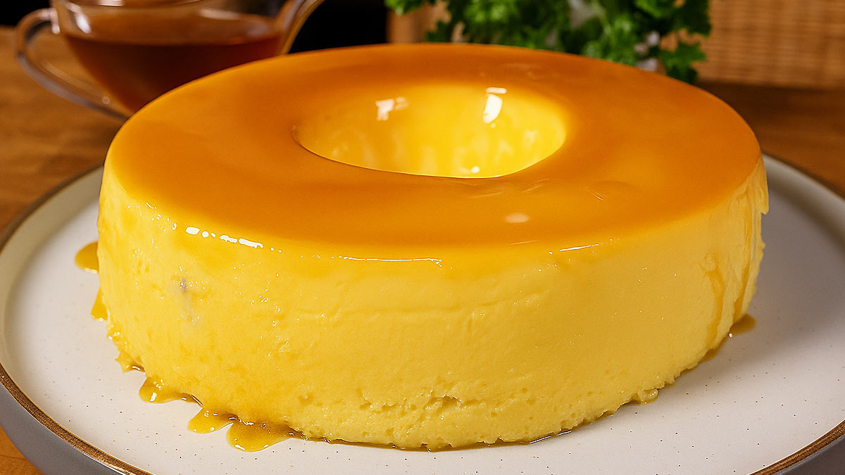 Pudim Fácil Sem Leite Condensado