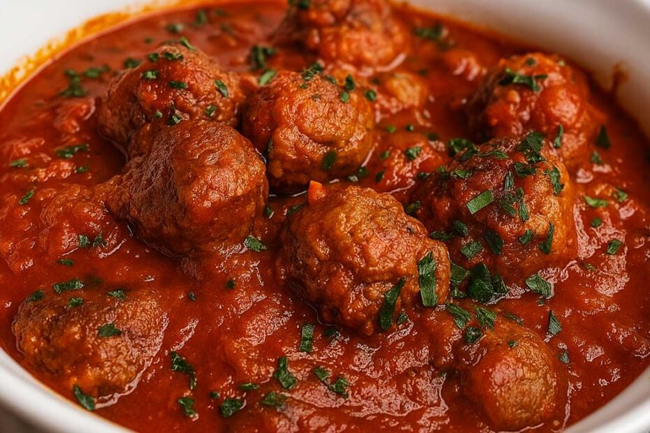 Almôndegas ao Molho Caseiras