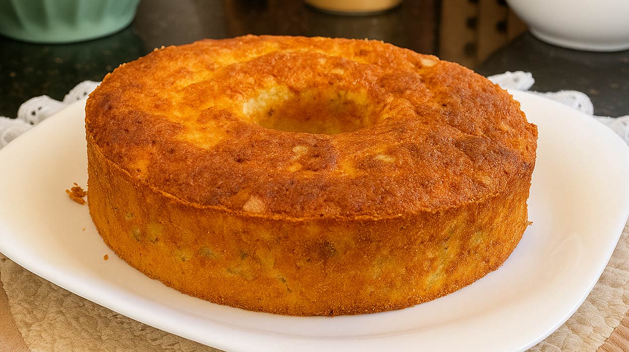 Bolo de Banana Simples Sem Farinha