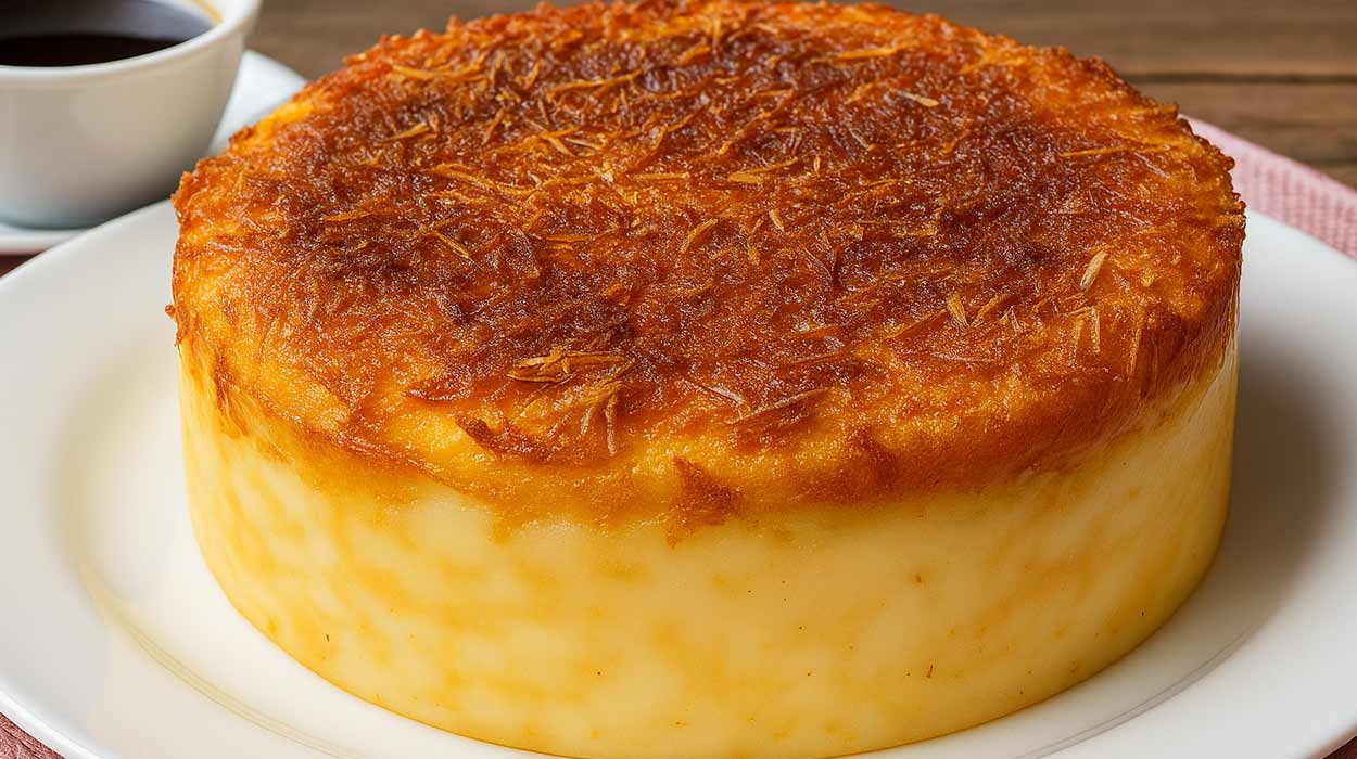 Bolo de Coco com Leite Condensado