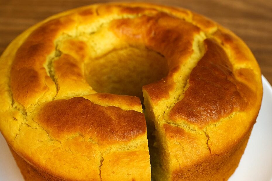 Bolo de Fubá Saudável