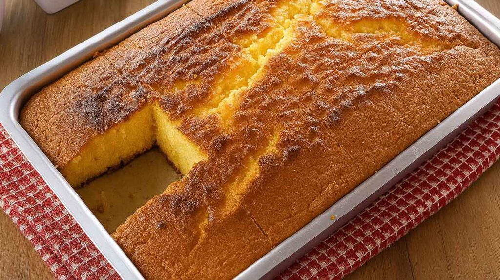 Bolo de Maizena com Fubá Fácil