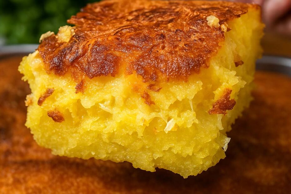 Bolo de Milho Pamonha com Queijo