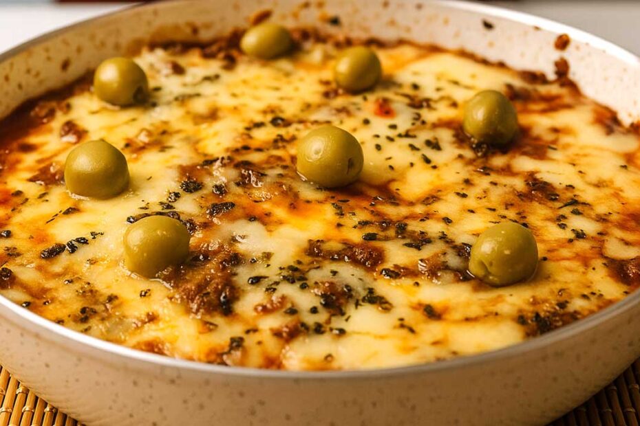 Carne Moída à Parmegiana Cremosa