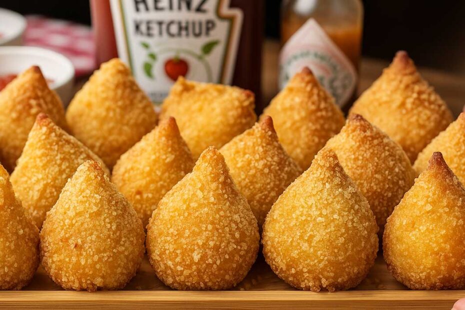 Coxinha de Frango Crocante e Sem Batata