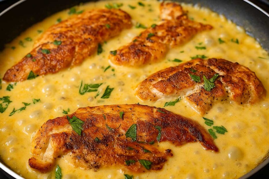 Filé de Frango ao Molho Cremoso