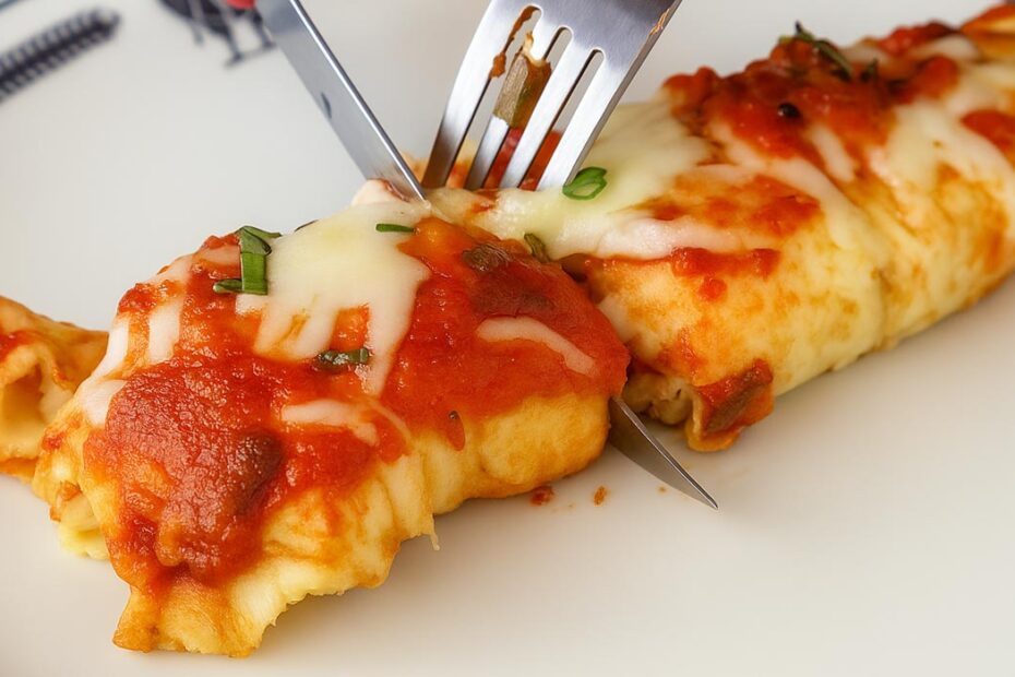 Panqueca com Carne Moída e Queijo