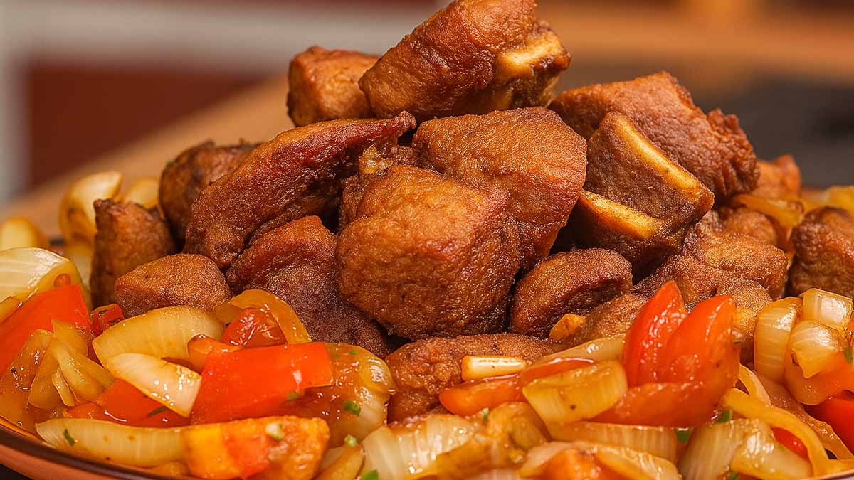 Pernil na Pressão Douradinho e Suculento