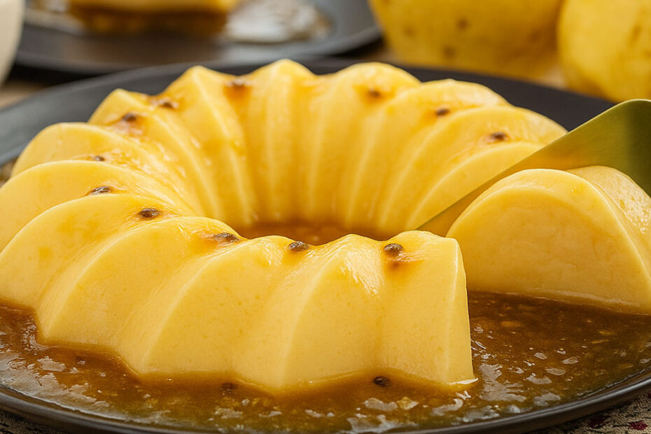 Pudim de Maracujá Refrescante Fácil