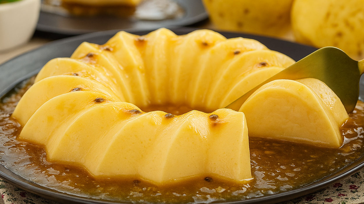 Pudim de Maracujá Refrescante Fácil