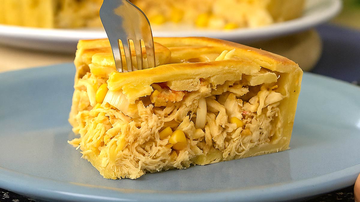 Torta de Frango Super Cremosa