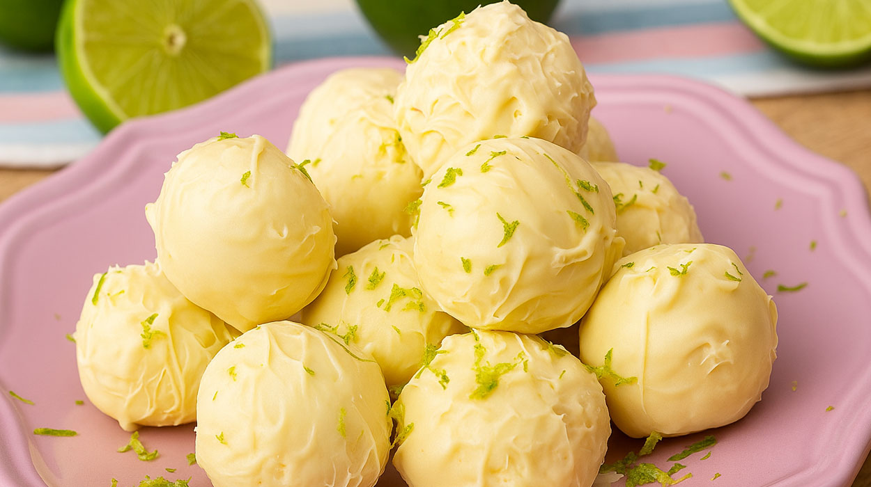 Trufa de Limão com Apenas 3 Ingredientes