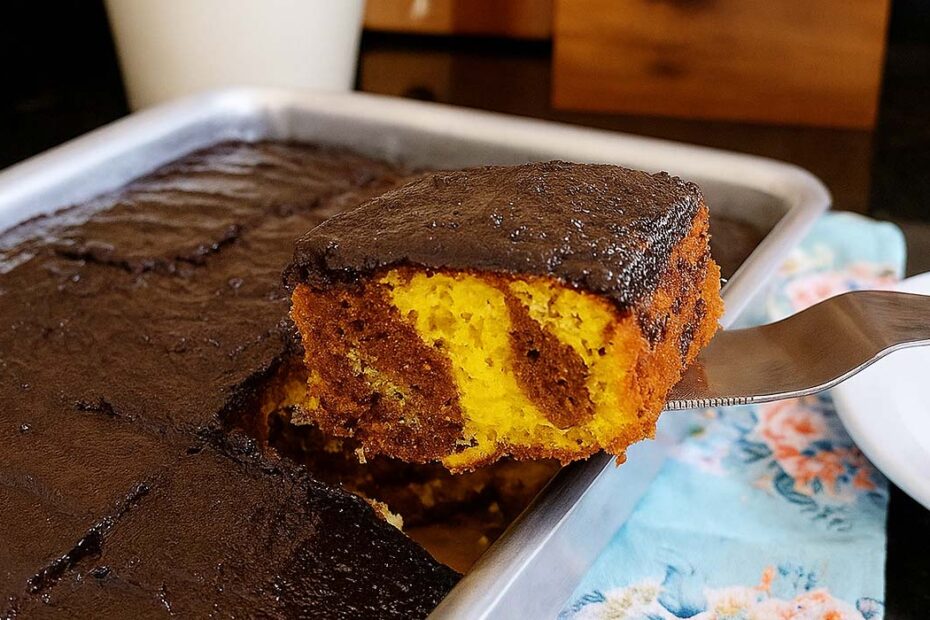 Bolo de Cenoura Fofinho com Casquinha