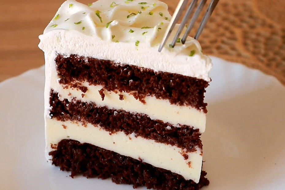 Bolo de Chocolate Facil com Mousse