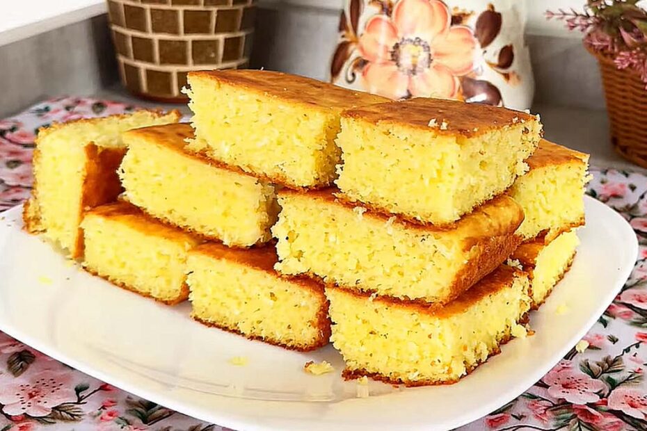 Bolo de Pinhão Simples e Fofinho