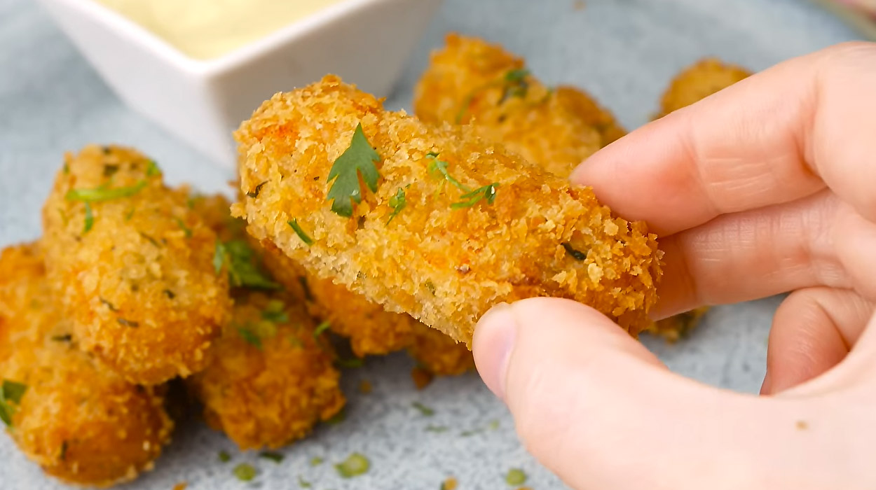 Croquete de Camarão Cremoso Fácil