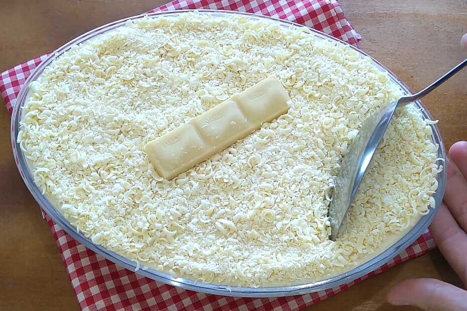 Danete Caseiro de Chocolate Branco