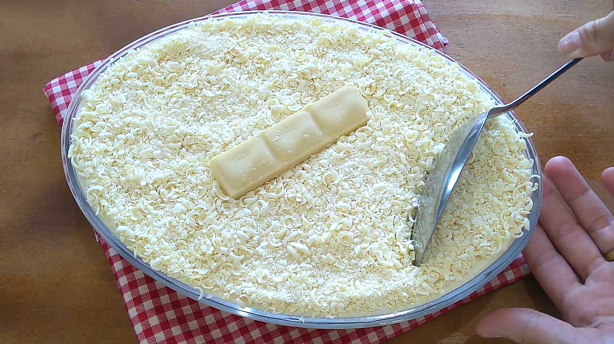 Danete Caseiro de Chocolate Branco