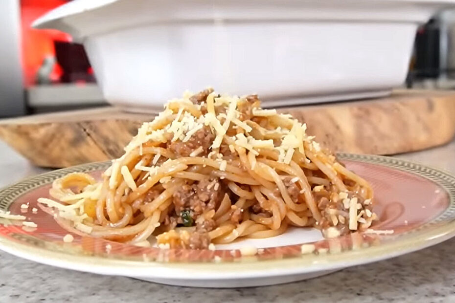 Macarrão à Bolonhesa Cremoso
