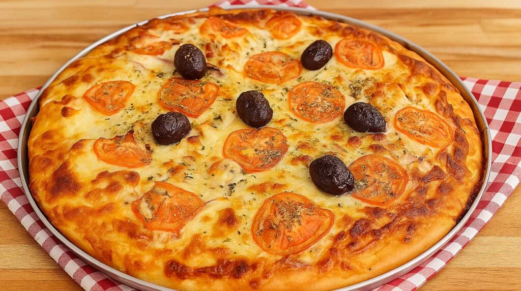 Pizza Caseira Sem Sujeira
