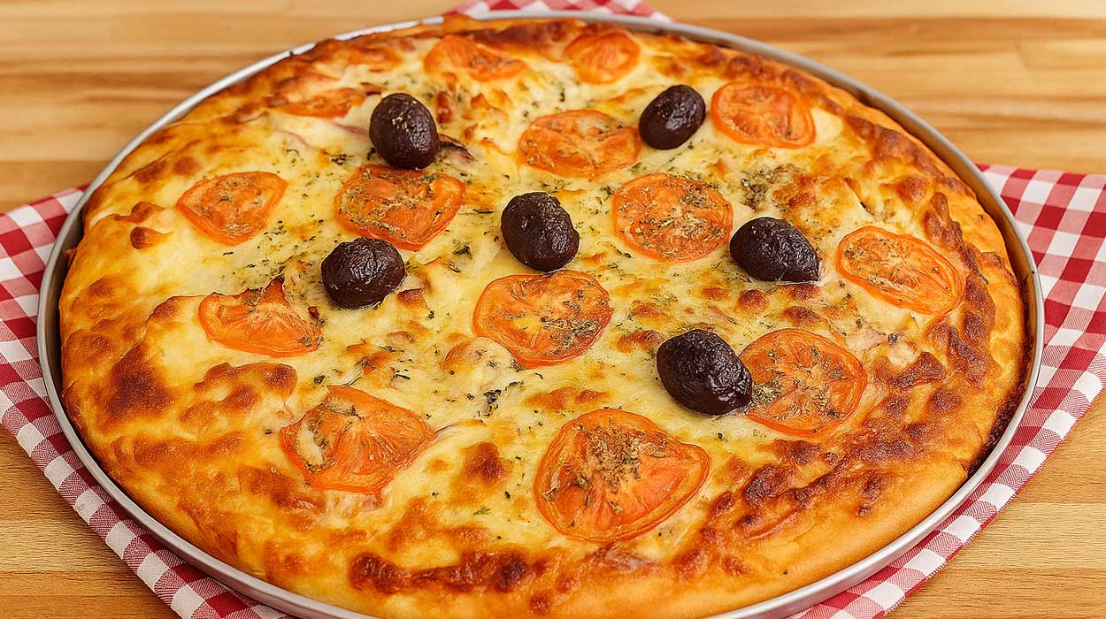 Pizza Caseira Sem Sujeira