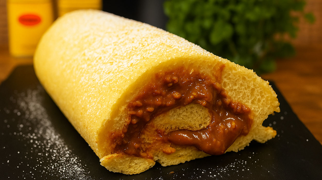 Rocambole de Doce Caseiro