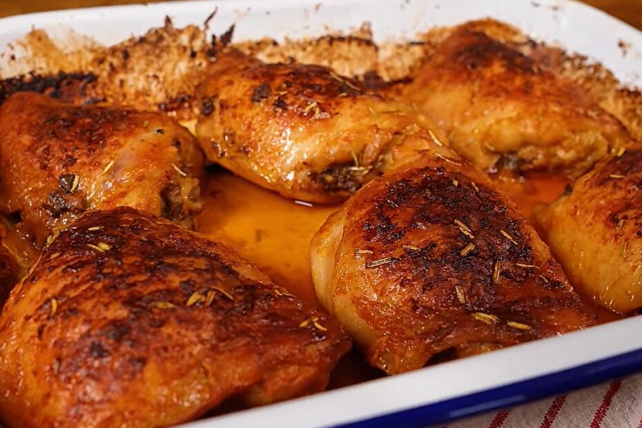 Sobrecoxa de Frango Assada Fácil